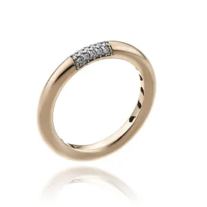 Chimento Jewellery Chimento Bamboo Pure 18ct Rose Gold 0.08ct Diamond Ring