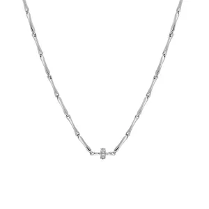 Chimento Jewellery Chimento Bamboo Shine 18ct White Gold Diamond Necklace