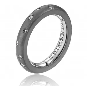 Chimento Jewellery Chimento Forever Brio 18ct Black Gold Diamond Adjustable Size-Fit Ring