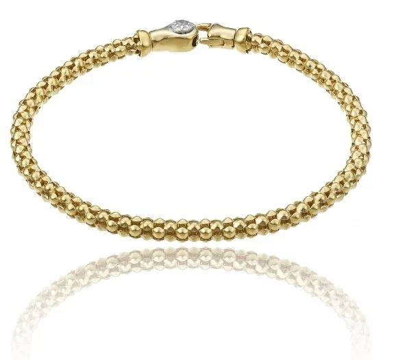 Chimento Jewellery Chimento Melograno 18ct Yellow Gold 0.03ct Diamond Bracelet