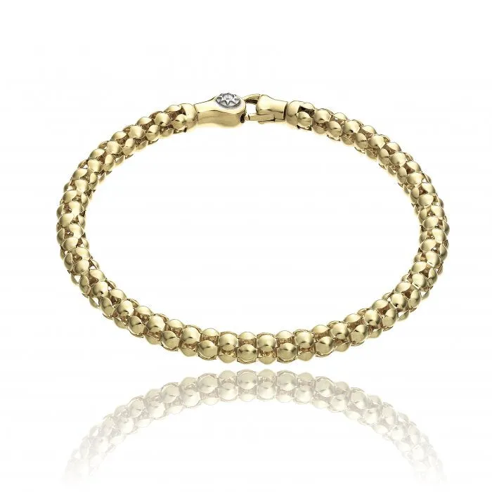 Chimento Jewellery Chimento Melograno 18ct Yellow Gold 0.03ct Diamond Bracelet