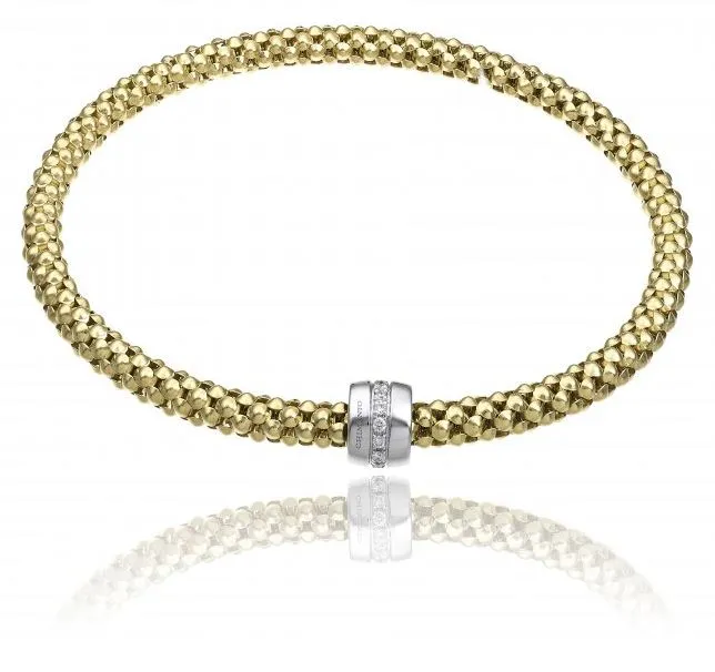Chimento Jewellery Chimento Melograno 18ct Yellow Gold 0.11ct Diamond Bracelet