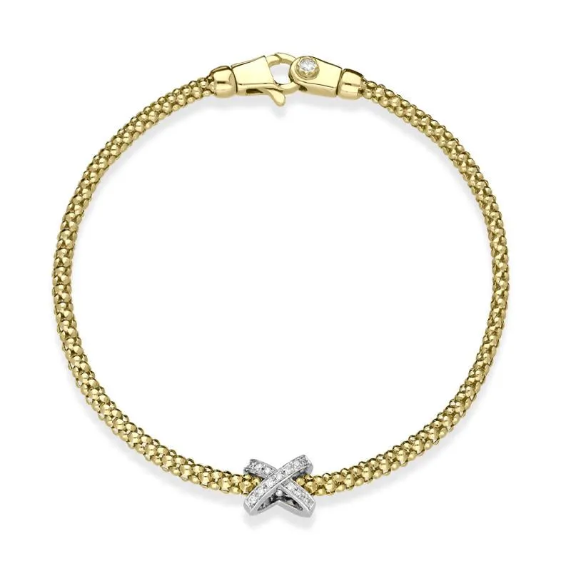 Chimento Jewellery Chimento Melograno 18ct Yellow Gold 0.13ct Diamond Bracelet