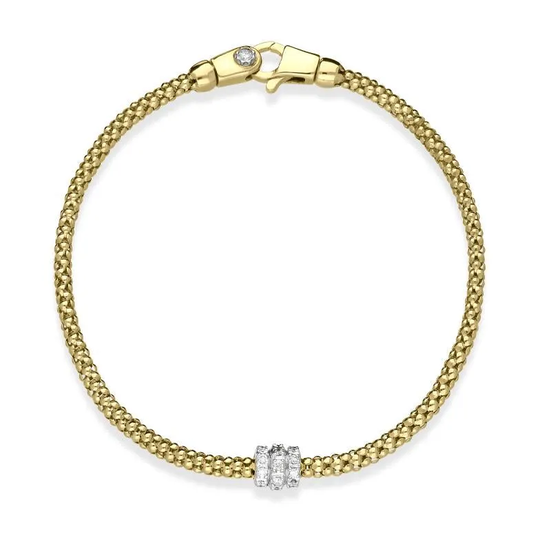 Chimento Jewellery Chimento Melograno 18ct Yellow Gold 0.17ct Diamond Bracelet