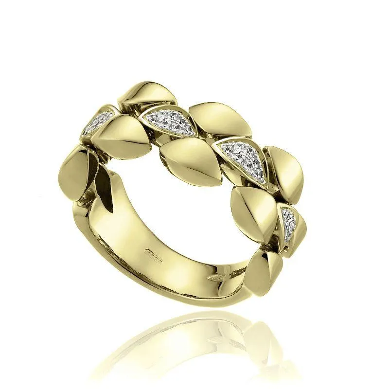 Chimento Jewellery Chimento Mosaico 18ct Yellow Gold 0.21ct Diamond Ring