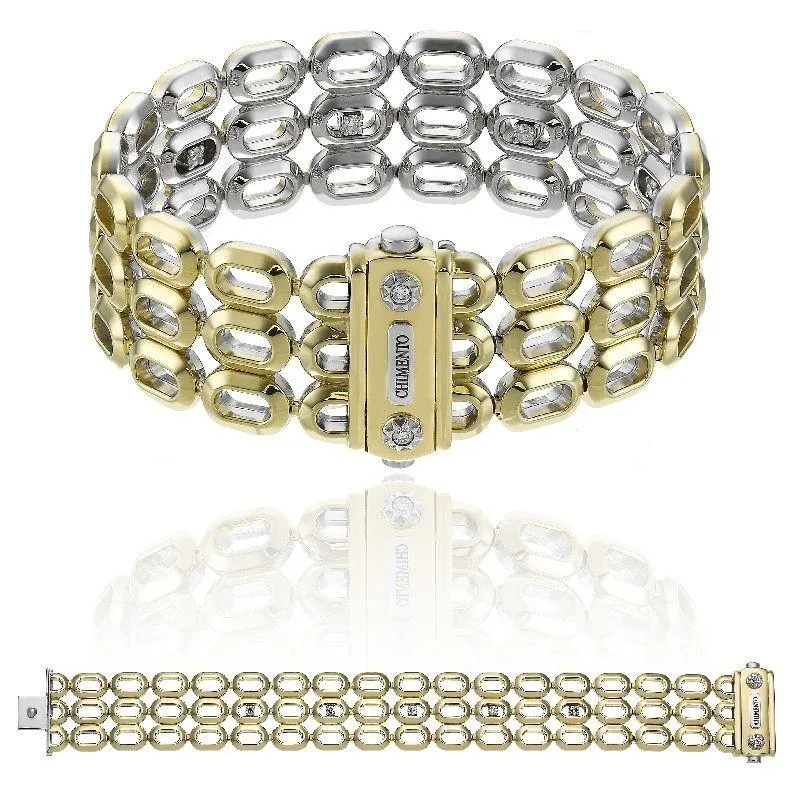 Chimento Jewellery Chimento Optima 18ct Yellow and White Gold 0.51ct Diamond Reversible Bracelet