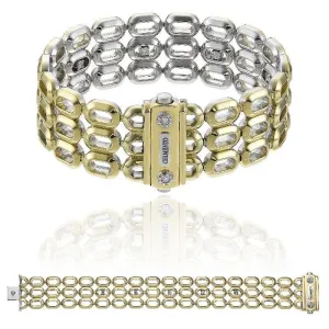 Chimento Jewellery Chimento Optima 18ct Yellow and White Gold 0.51ct Diamond Reversible Bracelet
