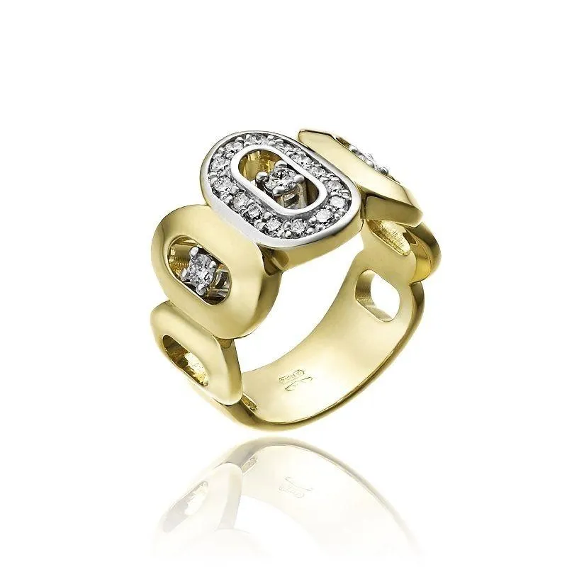 Chimento Jewellery Chimento Optima 18ct Yellow Gold 0.45ct Diamond Band Ring