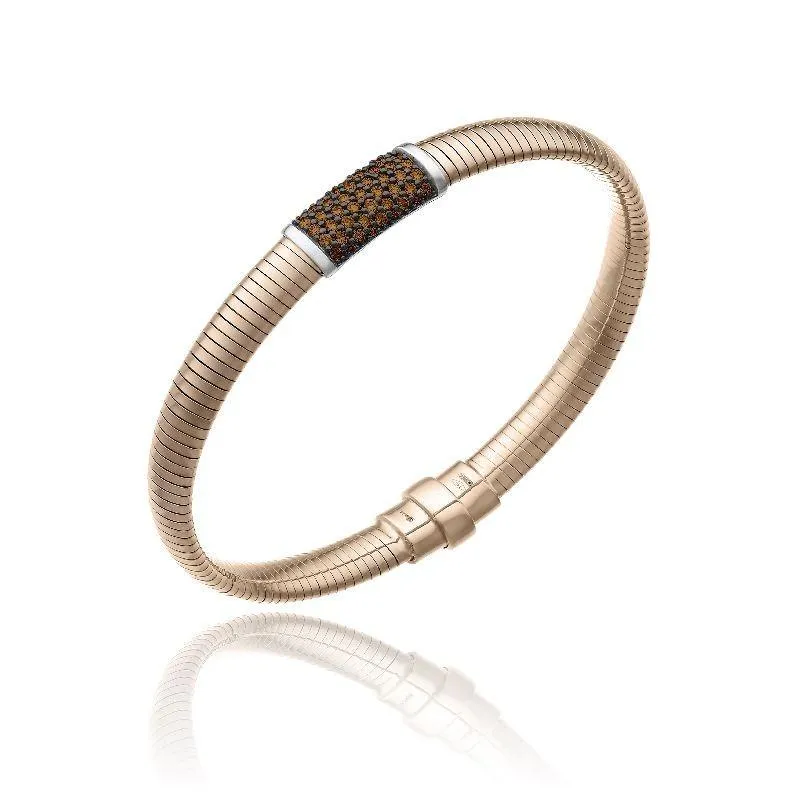 Chimento Jewellery Chimento Stardust Pave 18ct Rose Gold 0.57ct Brown Diamond Bracelet