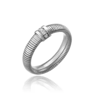 Chimento Jewellery Chimento Stardust Pave 18ct White Gold 0.04ct Diamond Ring