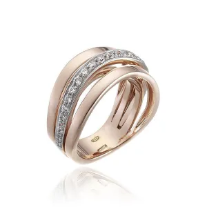 Chimento Jewellery Chimento Stretch Nuvola 18ct Rose Gold 0.37ct Diamond Ring