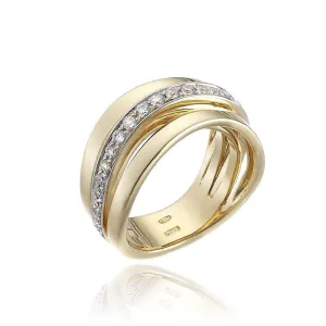 Chimento Jewellery Chimento Stretch Nuvola 18ct Yellow Gold 0.37ct Diamond Ring