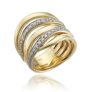 Chimento Jewellery Chimento Stretch Nuvola 18ct Yellow Gold 0.72ct Diamond Ring