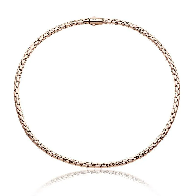 Chimento Jewellery Chimento Stretch Spring 18ct Rose Gold Collarette Necklace