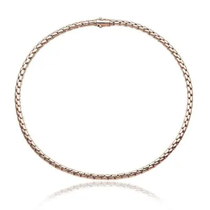Chimento Jewellery Chimento Stretch Spring 18ct Rose Gold Collarette Necklace