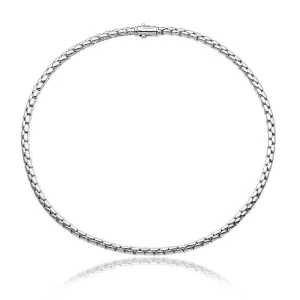 Chimento Jewellery Chimento Stretch Spring 18ct White Gold Collarette Necklace