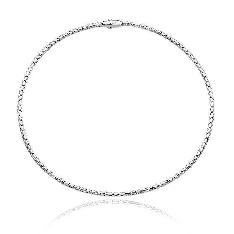 Chimento Jewellery Chimento Stretch Spring 18ct White Gold Necklace