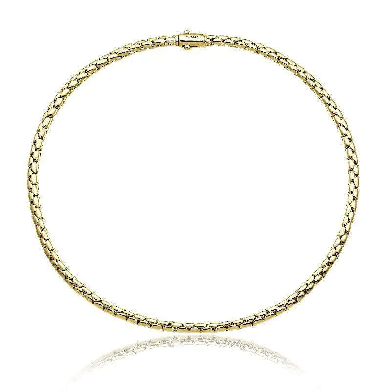Chimento Jewellery Chimento Stretch Spring 18ct Yellow Gold Collarette Necklace