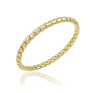 Chimento Jewellery Chimento Stretch Spring 18ct Yellow Gold Wide Bracelet