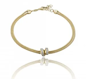Chimento Jewellery Chimento Stretch Volta 18ct Yellow Gold 0.06ct Diamond Bracelet
