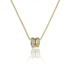 Chimento Jewellery Chimento Stretch Volta 18ct Yellow Gold 0.16ct Diamond Necklace