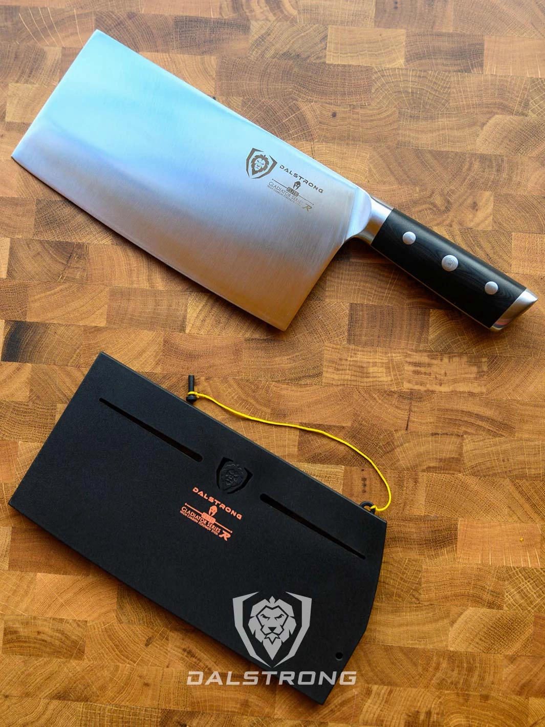 Chinese Cleaver Knife 9" | Gladiator Series | NSF Certified | Dalstrong 