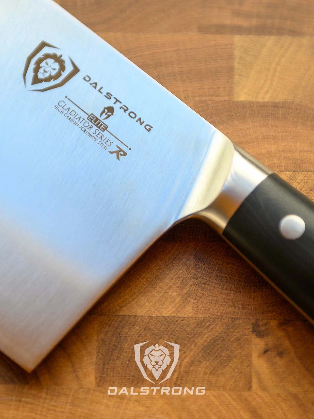Chinese Cleaver Knife 9" | Gladiator Series | NSF Certified | Dalstrong 
