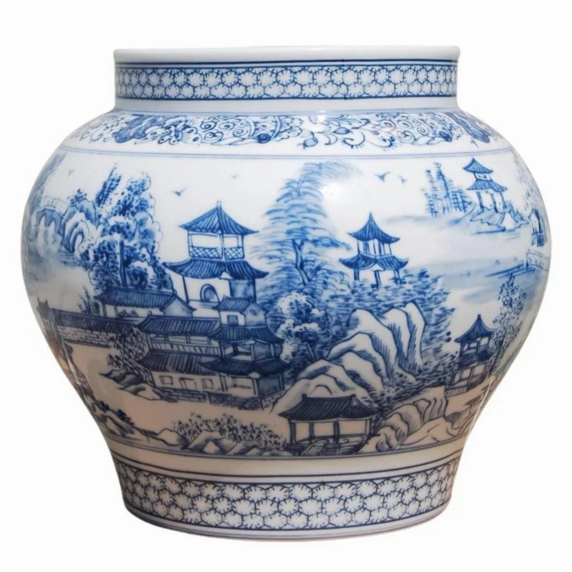 Chinoiserie Porcelain Flower Vase vase,flower vase,home decoration