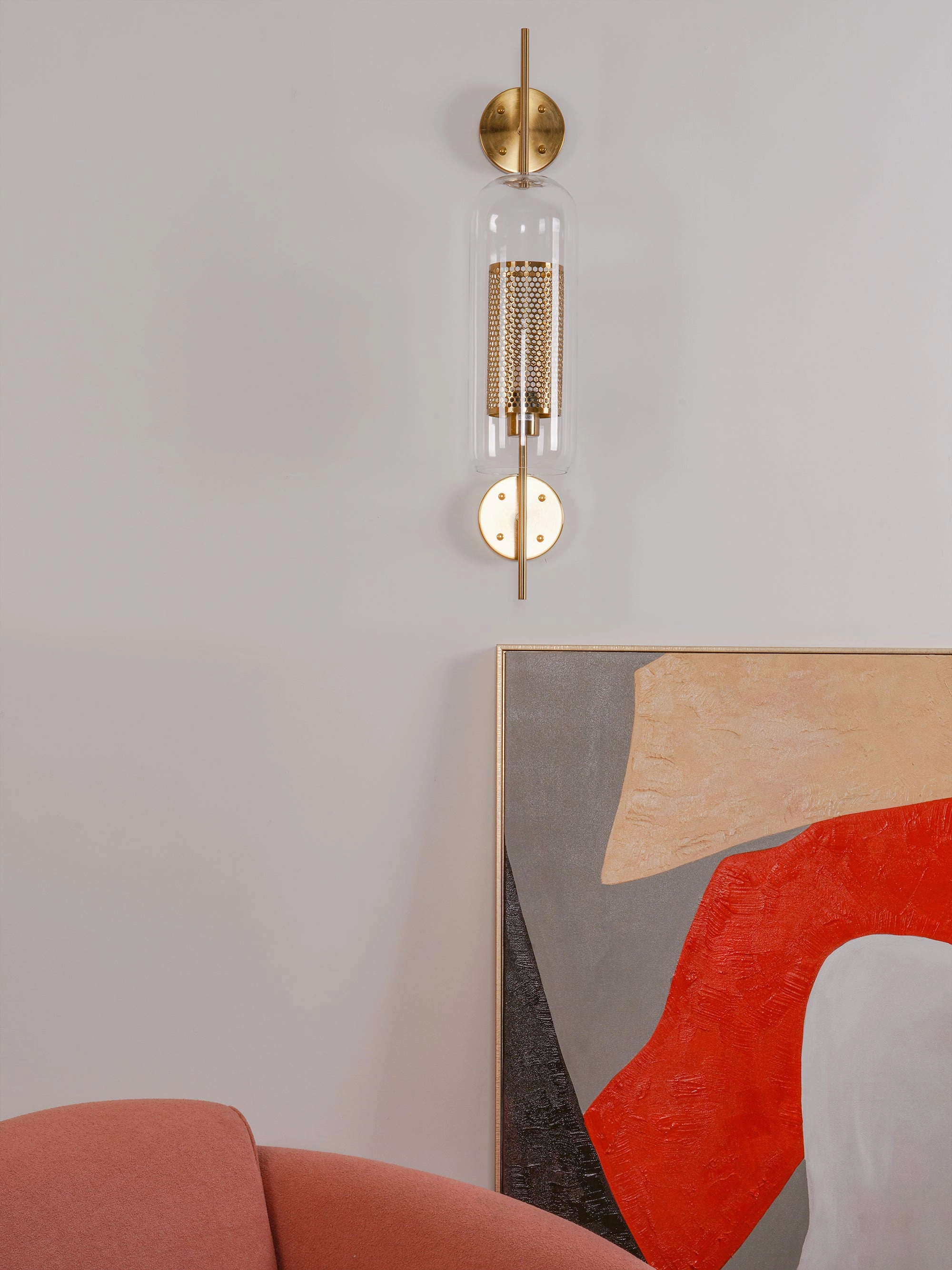 Chiswick Glass Wall Light