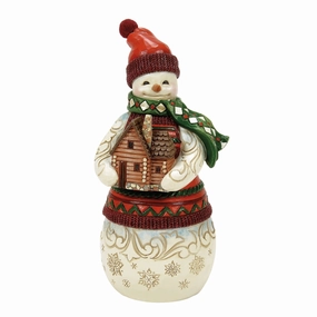 Christmas at Lodge Snowman Fig figurines,decorative figurines,home accents