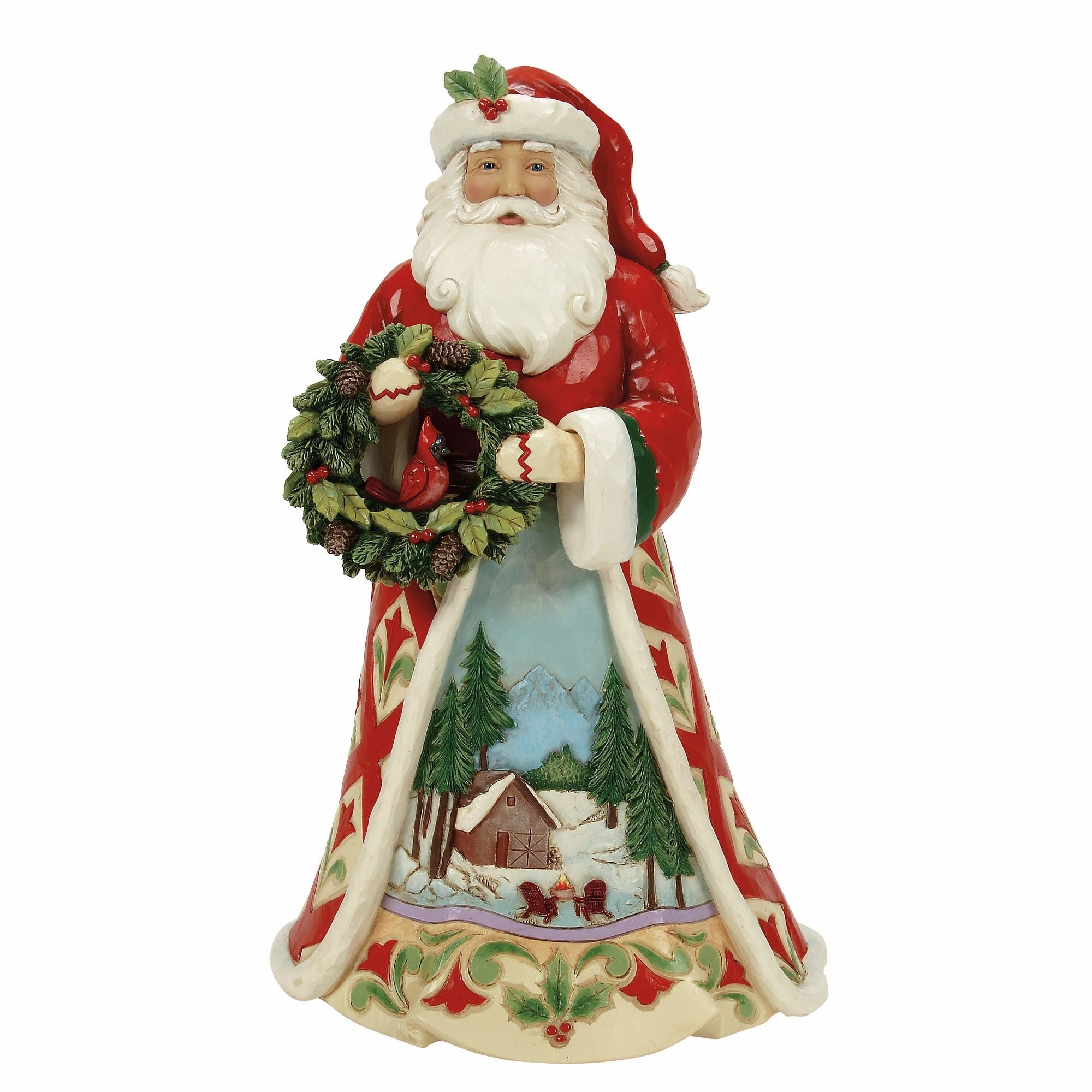 Christmas at the Lodge Santa figurines,decorative figurines,home accents