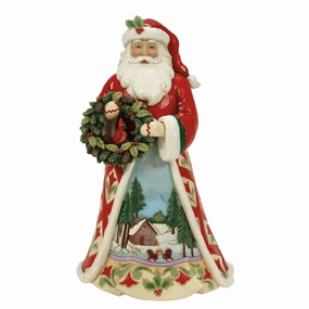 Christmas at the Lodge Santa figurines,decorative figurines,home accents