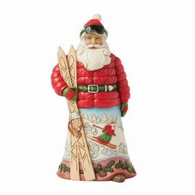 Christmas at the Lodge Santa figurines,decorative figurines,home accents