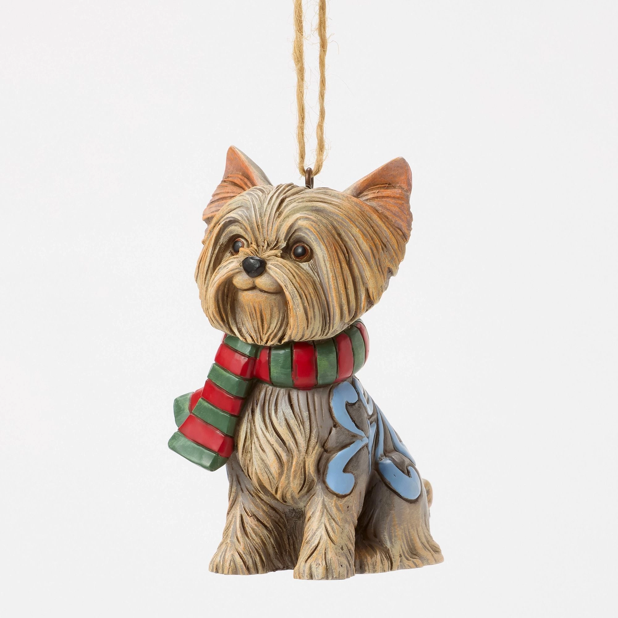 Christmas Dog Yorkie Ornament