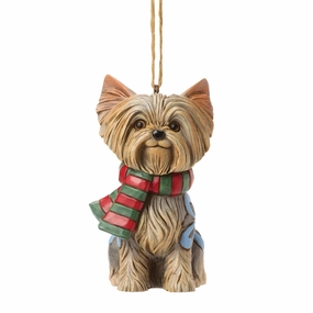 Christmas Dog Yorkie Ornament figurines,decorative figurines,home accents