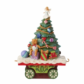 Christmas Tree Train Car figurines,decorative figurines,home accents