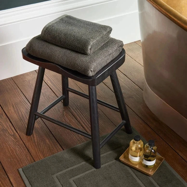 Christy Brixton Liquorice Towels and Bath Mats