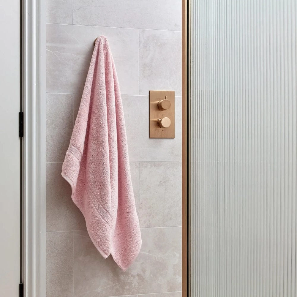 Christy Serene Face Towel In Dusty Pink