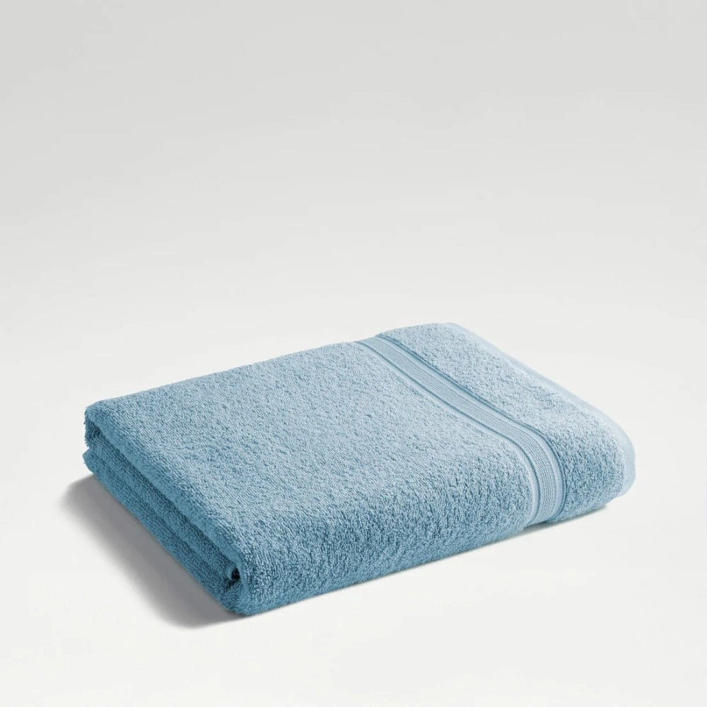 Christy Serene Hand Towel In Faded Denim bathroom essentials,bathroom accessories,bathroom set