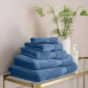 Christy Supreme Hygro Towel in Deep Sea Blue bathroom essentials,bathroom accessories,bathroom set