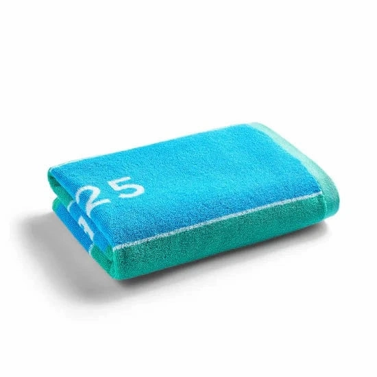 Christy Wimbledon Championship Towel 2025 in Aqua/ Sky