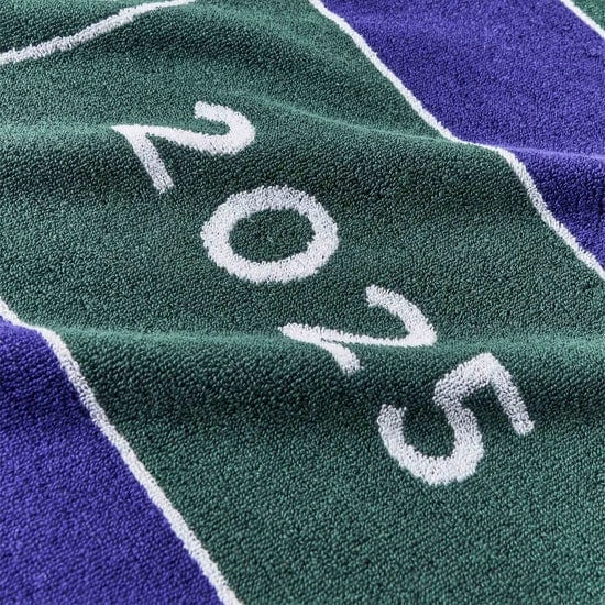 Christy Wimbledon Championship Towel 2025 in Green/Purple