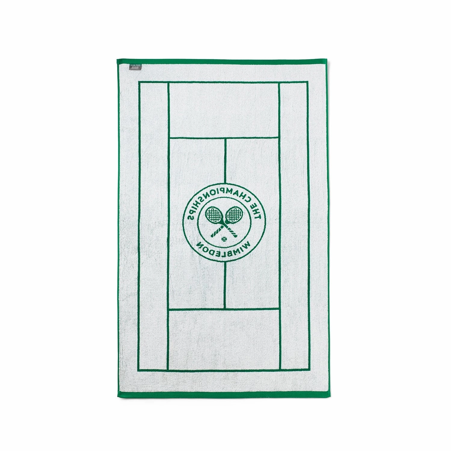 Christy Wimbledon Tennis Court 2025 Bath Towel in Green