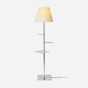 Chrome Prism Side Table Floor Lamp floor lamp,standing lamp,interior lighting