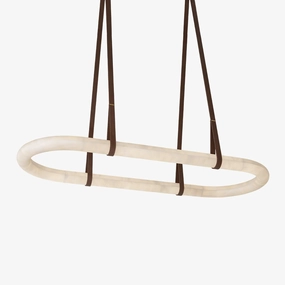 Circle Alabaster Chandelier chandelier,ceiling light,decorative lighting