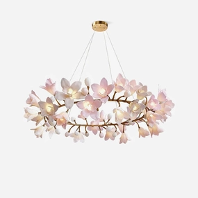 Circular Blossom Chandelier chandelier,ceiling light,decorative lighting