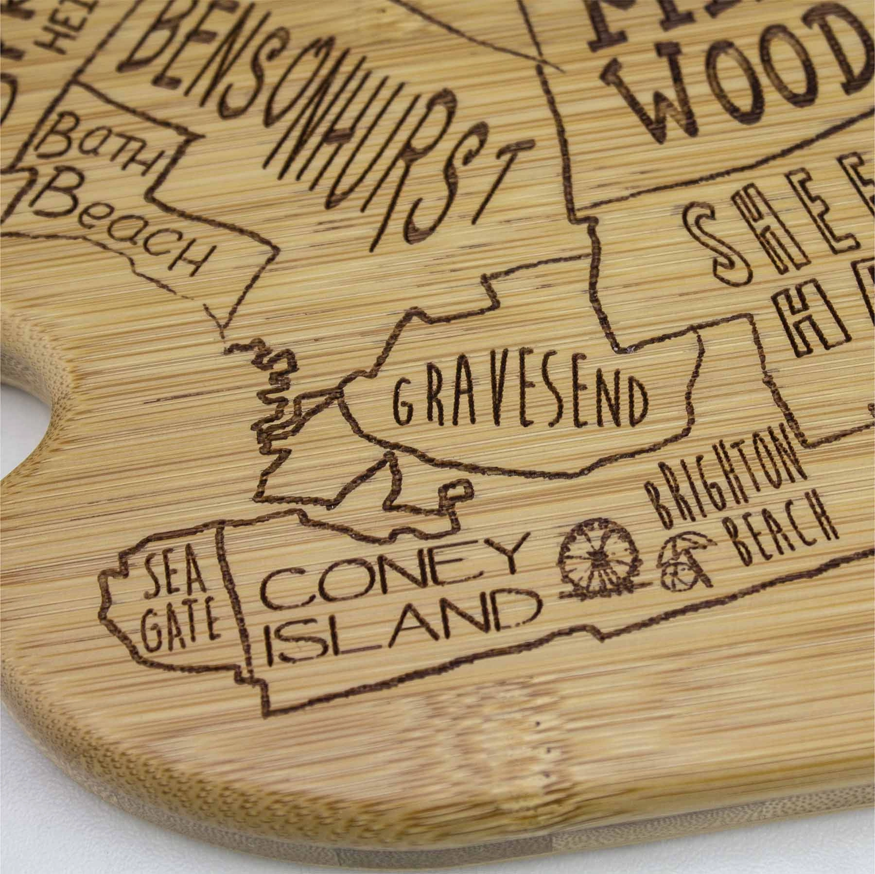 City Life Brooklyn Cutting Board, 13-1/2" x 11-3/4"