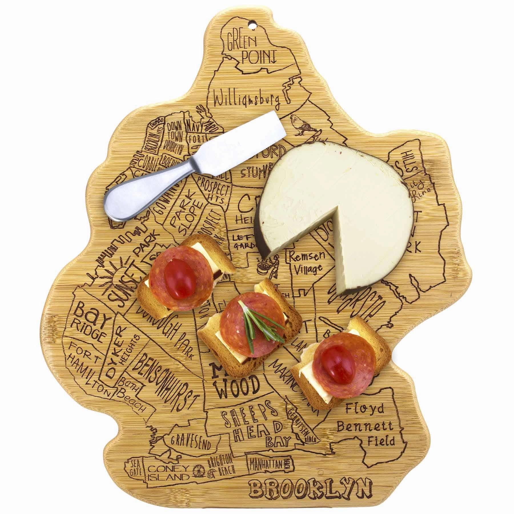 City Life Brooklyn Cutting Board, 13-1/2" x 11-3/4"
