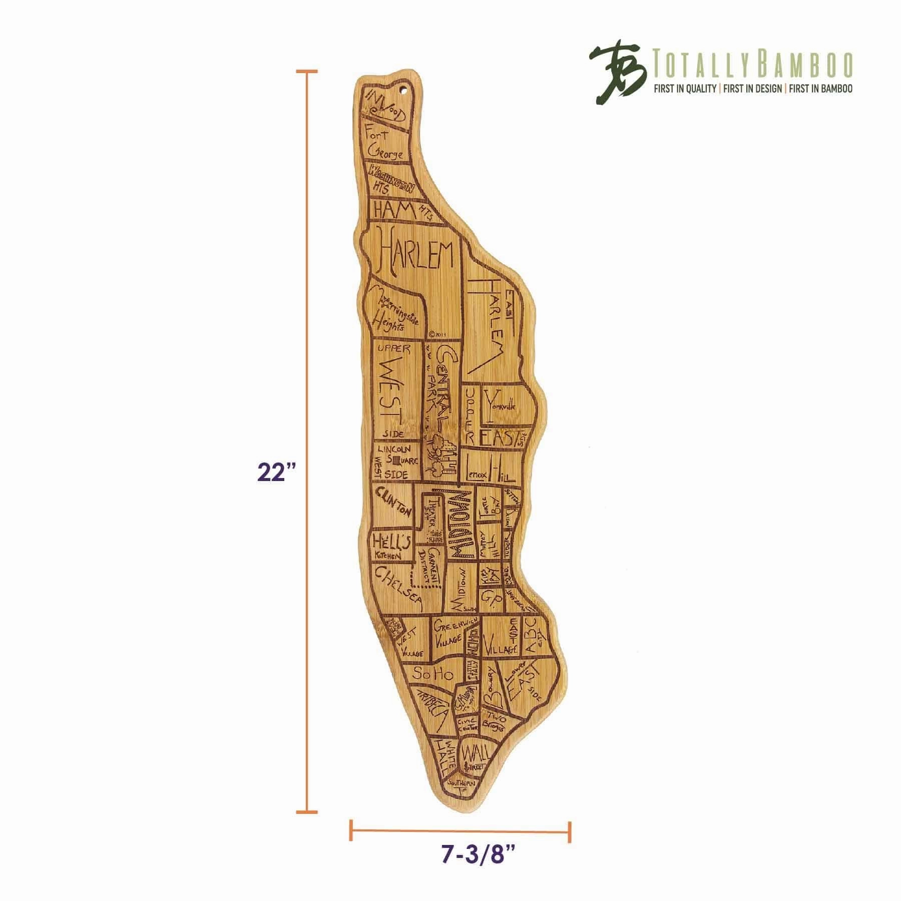 City Life Manhattan Cutting Board, 7-1/4" x 22"