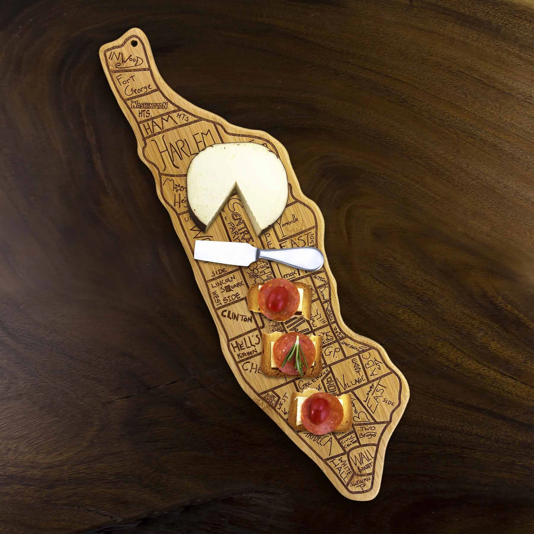 City Life Manhattan Cutting Board, 7-1/4" x 22"